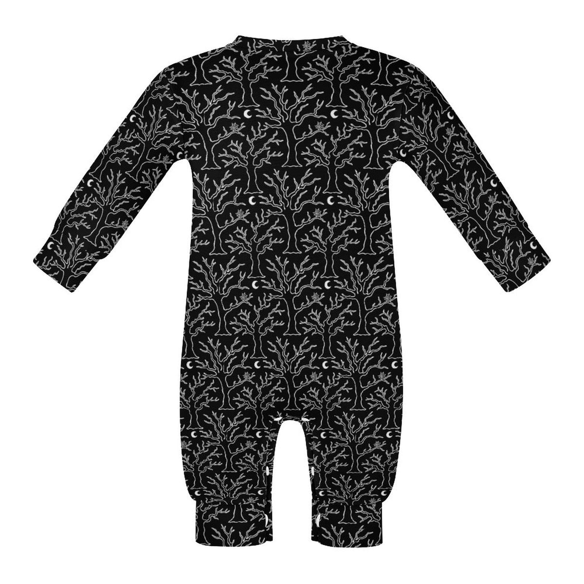 Haunted Forest Cotton Long Sleeve Baby Romper - PRE ORDER