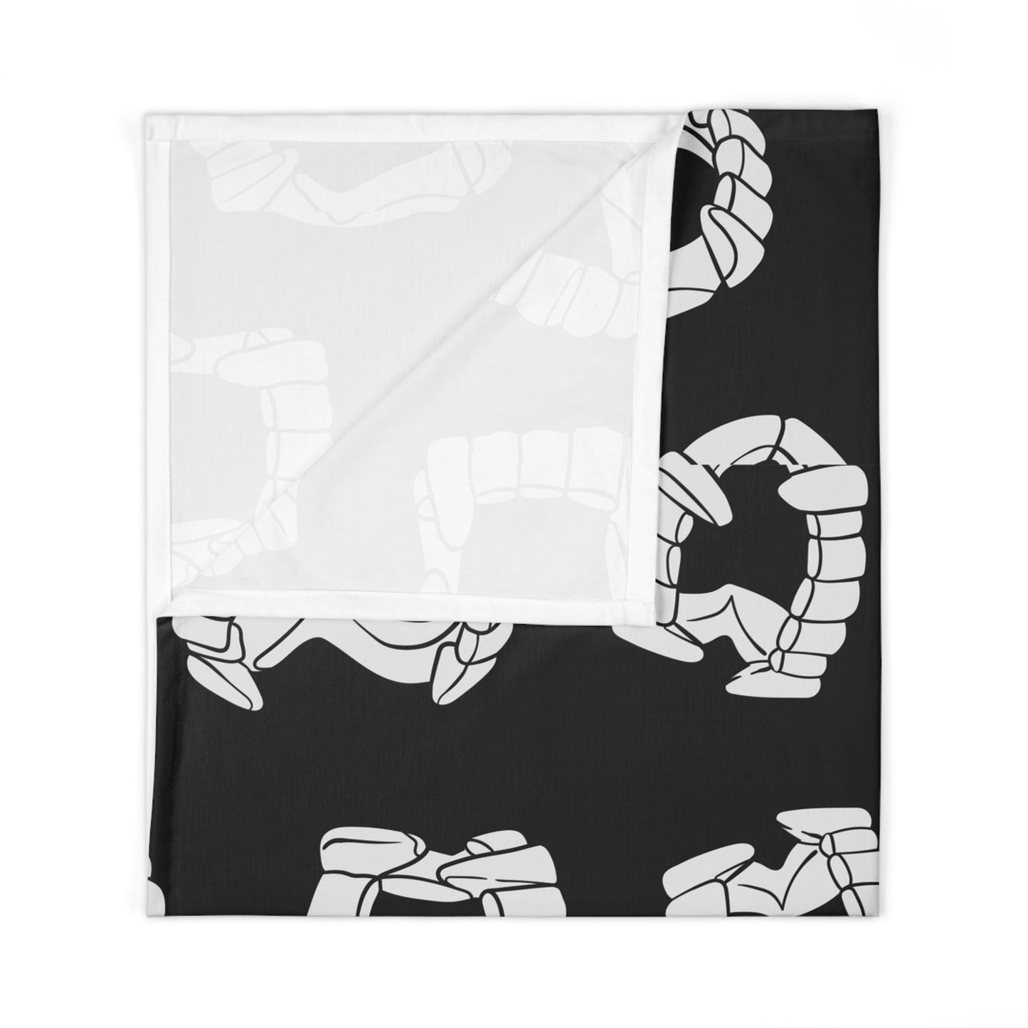 Vampire Teeth Baby Swaddle Blanket