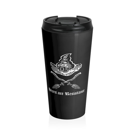 Hexes Stainless Steel Travel Mug