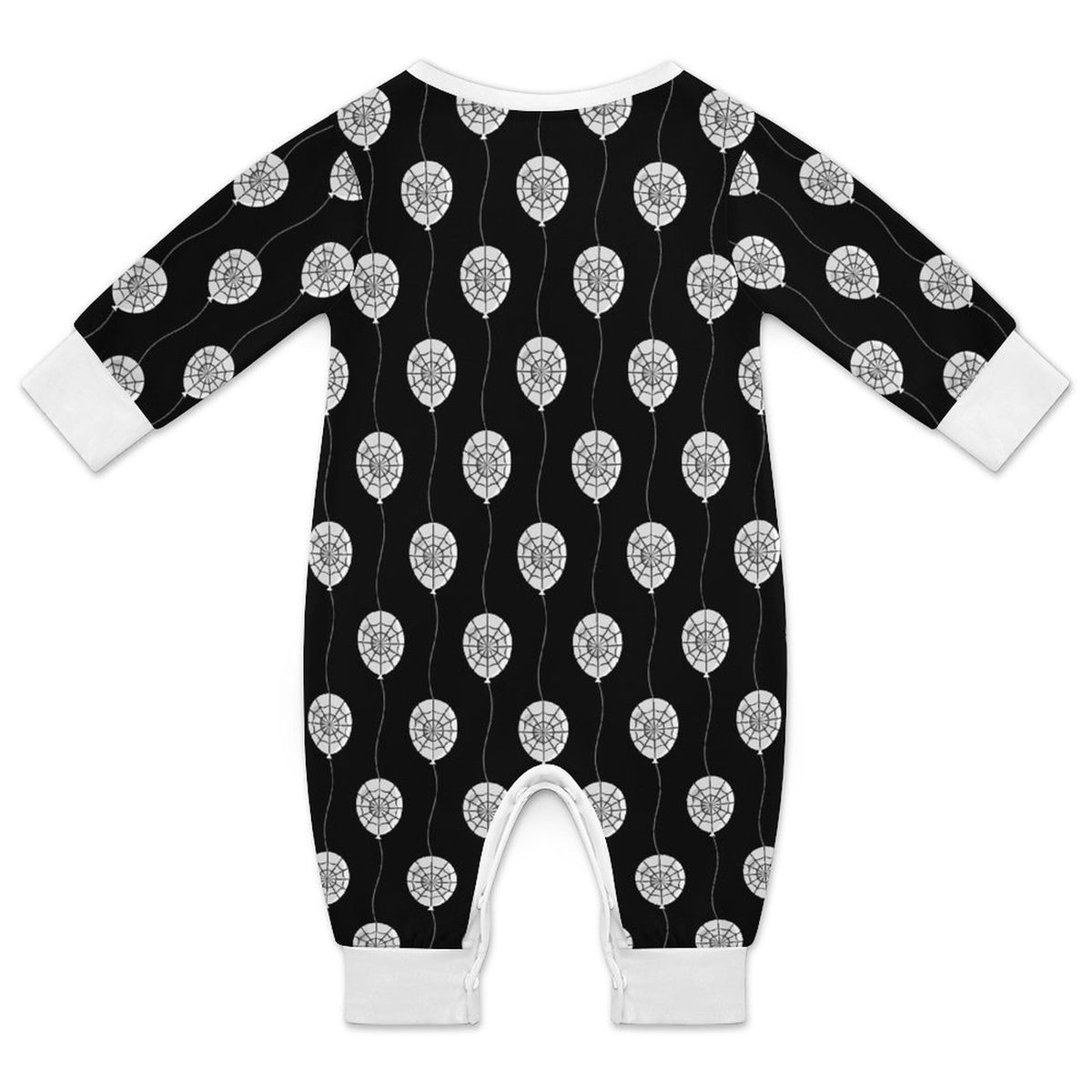 Spiderweb Party Cotton Long Sleeve Baby Romper - PRE ORDER
