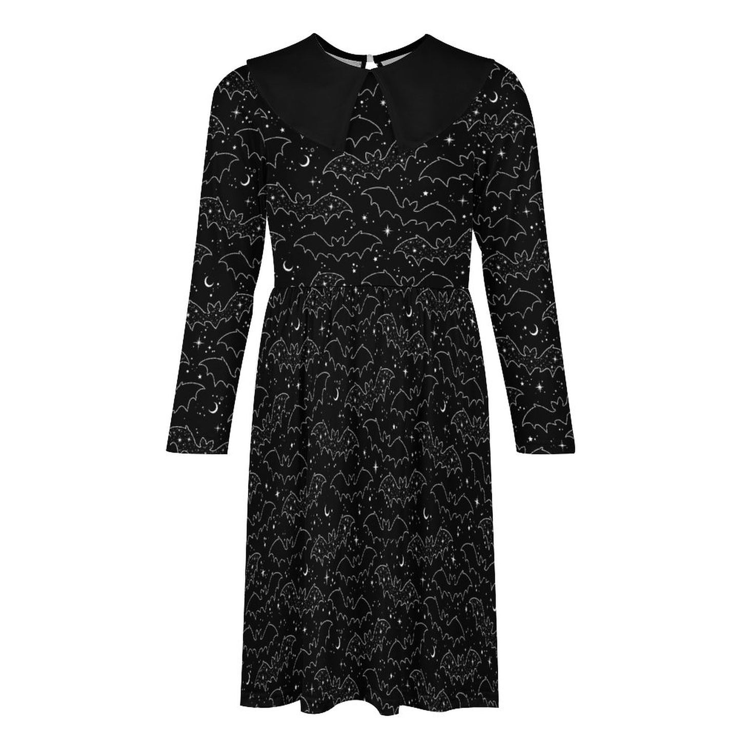 Celestial Bats Collared Dress (Kids) - PRE ORDER
