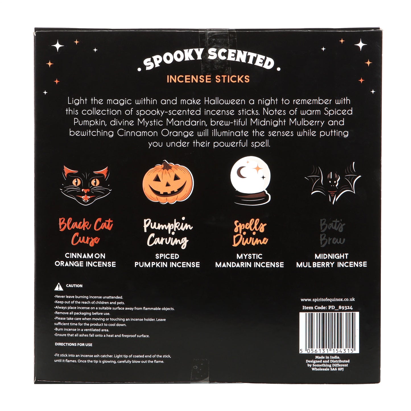 Halloween Scented Incense Gift Set