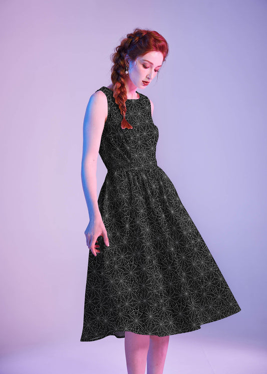 Spiderweb Midi Dress