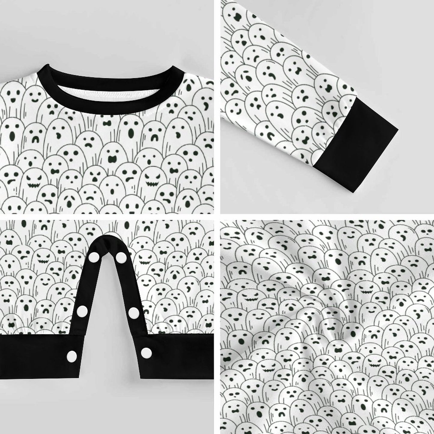 Ghost Crowd Cotton Long Sleeve Baby Romper - Babies/Toddlers (PRE ORDER)