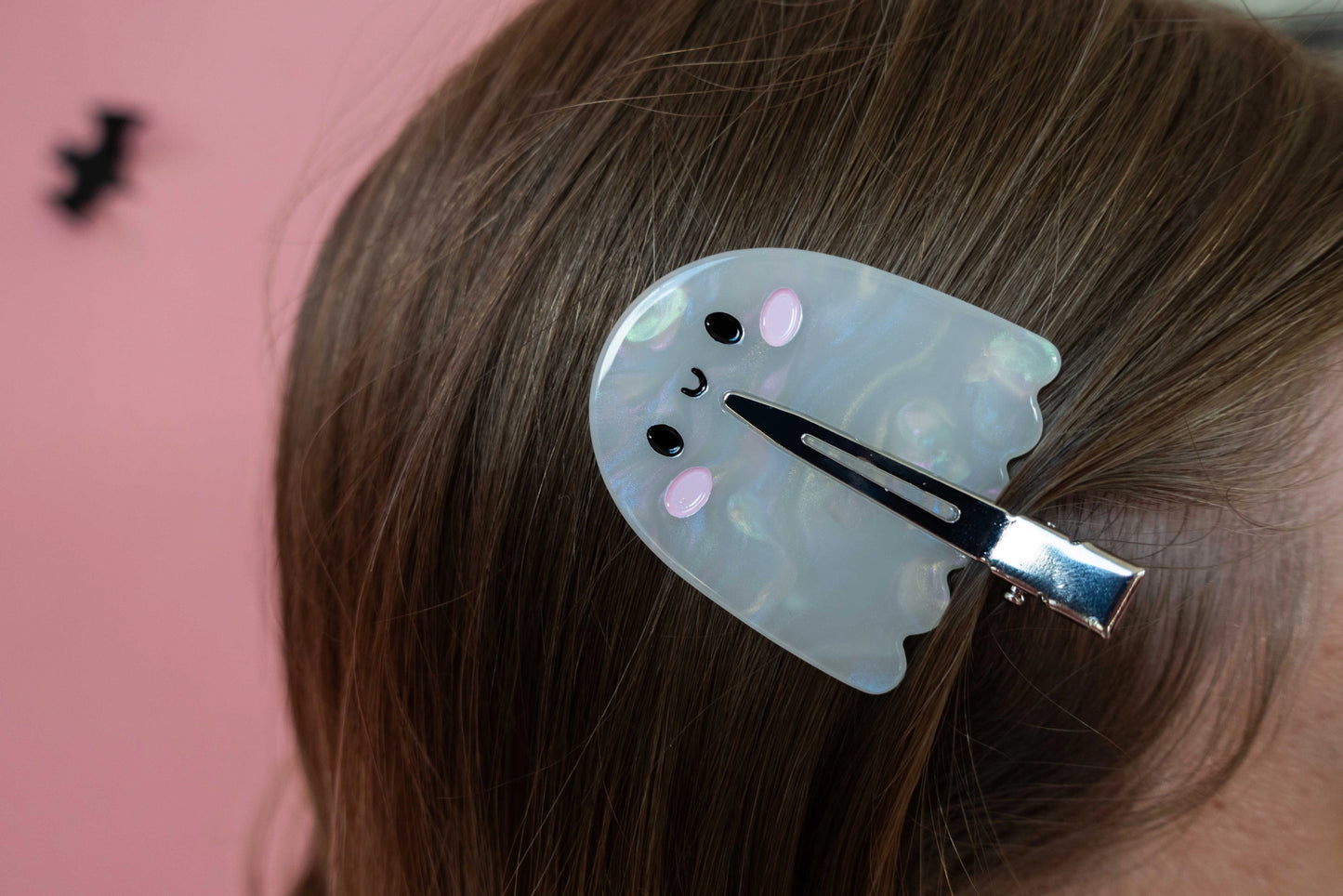 Ghost Make Up Hair Clips