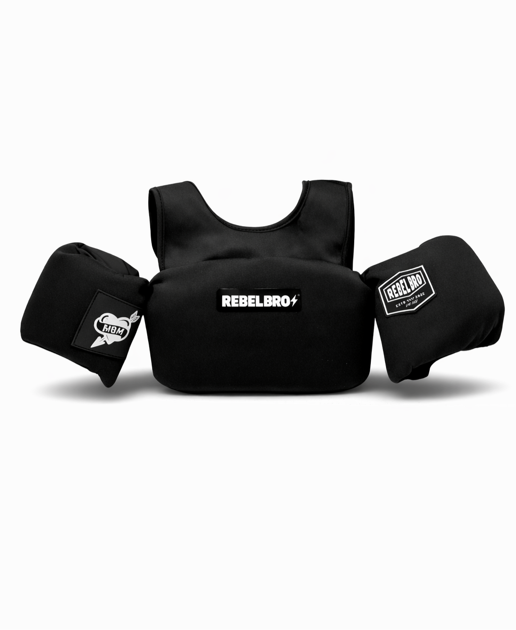 Neoprene Swim Vest in Black