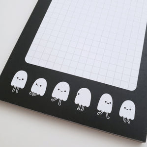Ghostie Gridded Notepad