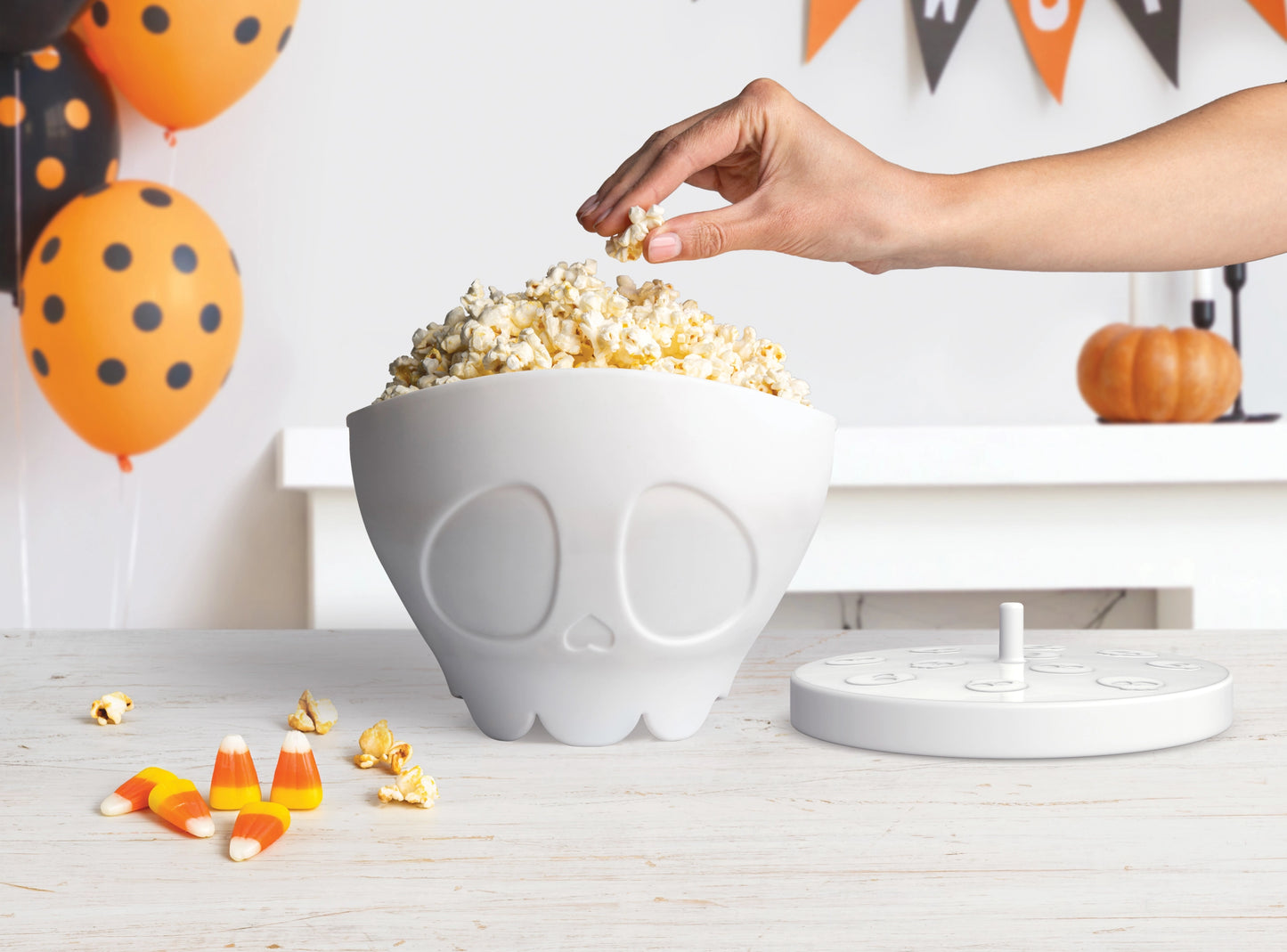 Scary Poppins Microwave Popcorn Popper and Bowl