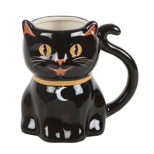 Spooky Black Cat Mug