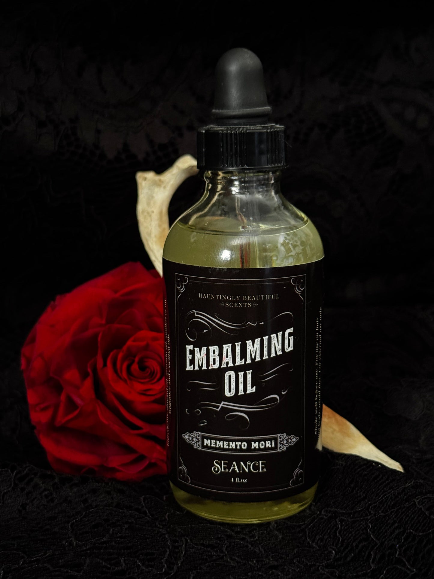 Memento Mori - Embalming Lotion Oil - (rose, incense)