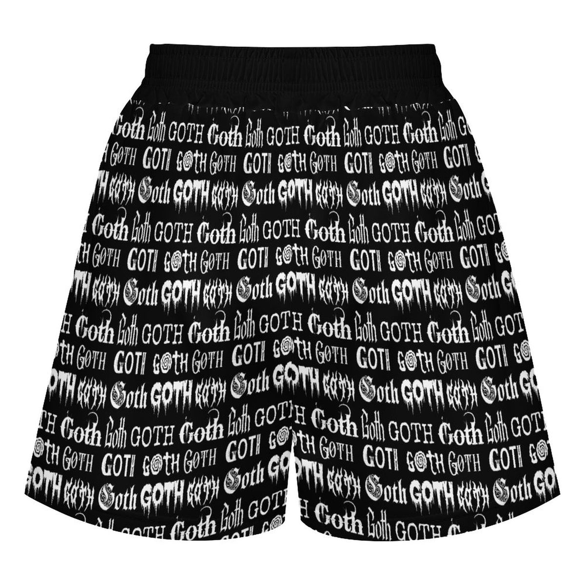 Goth Satin Pajama Shorts (Adults) - PRE ORDER