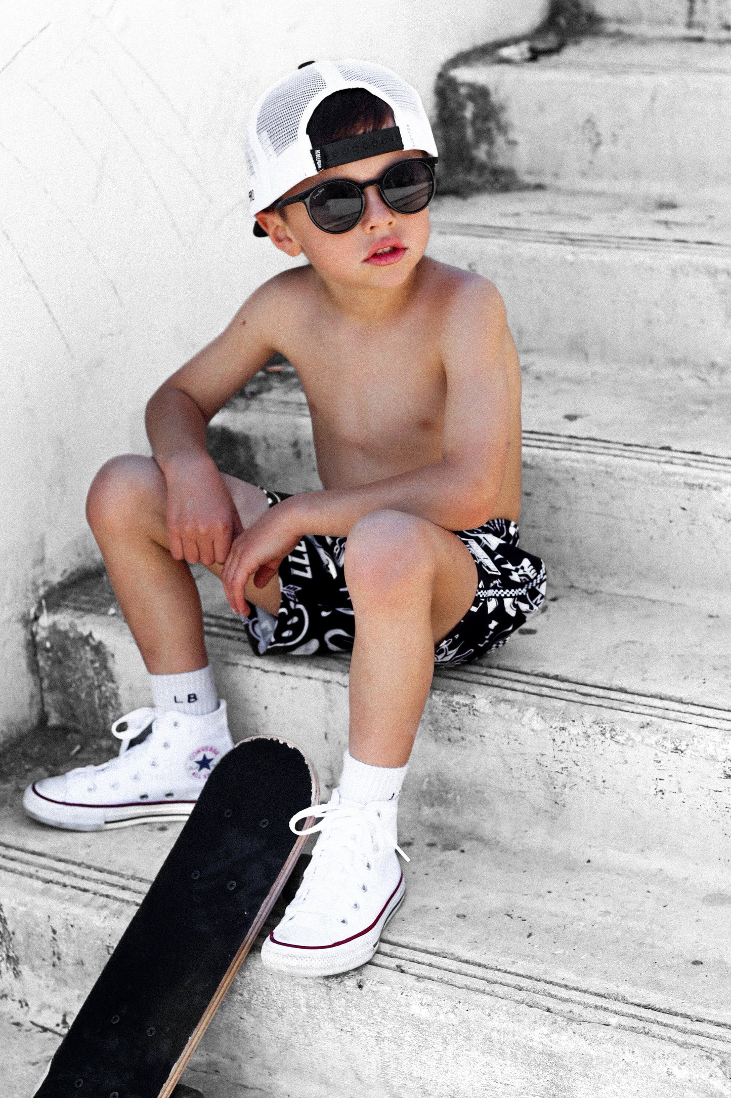 Hybrid Swim Trunks in Cool Kid [Midnight Edition]