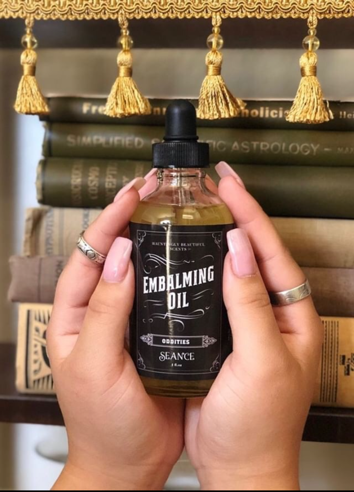 Oddities  - Embalming Lotion Oil - (amber, incense, jasmine)