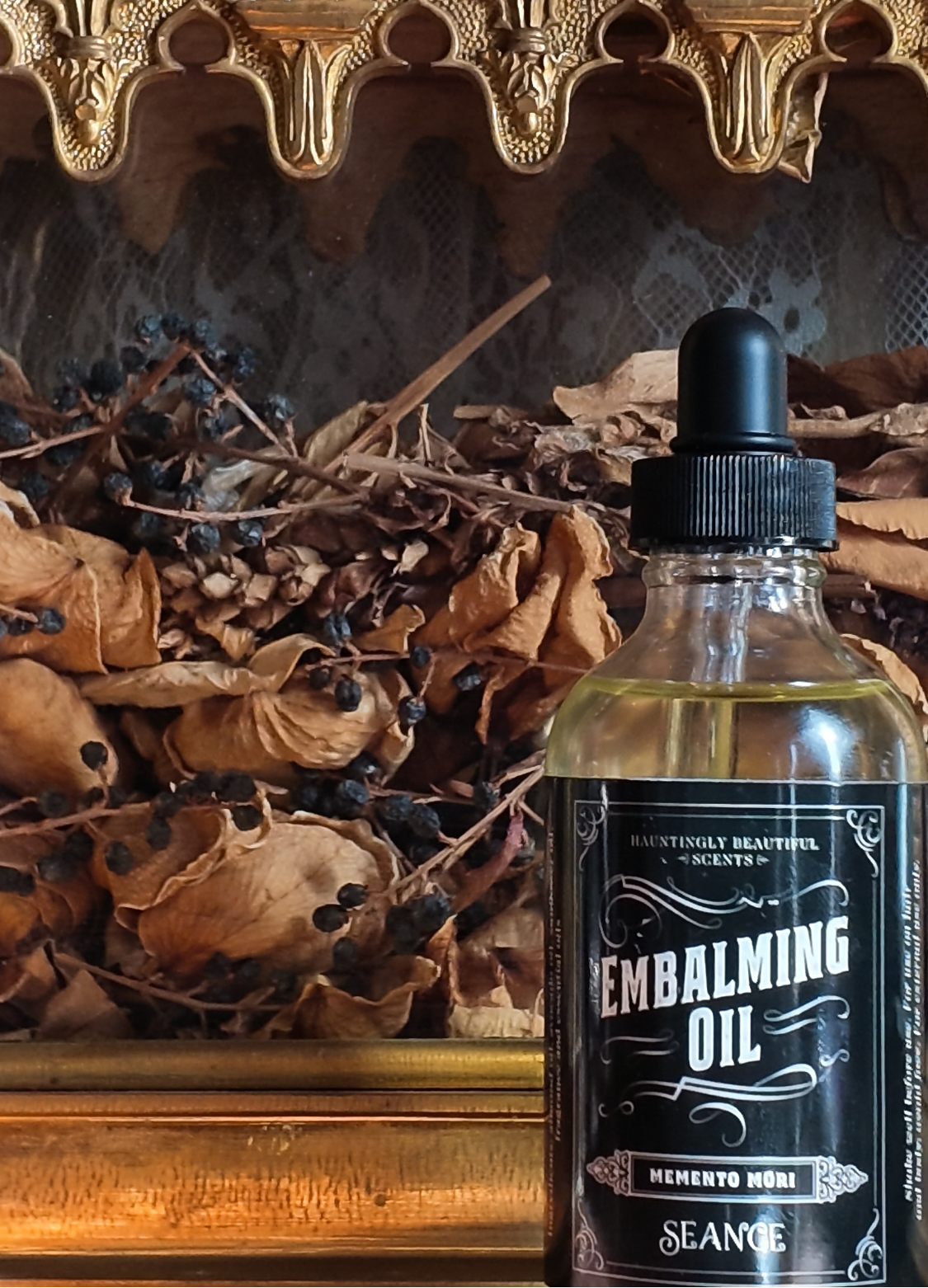 Memento Mori - Embalming Lotion Oil (incense & rose)