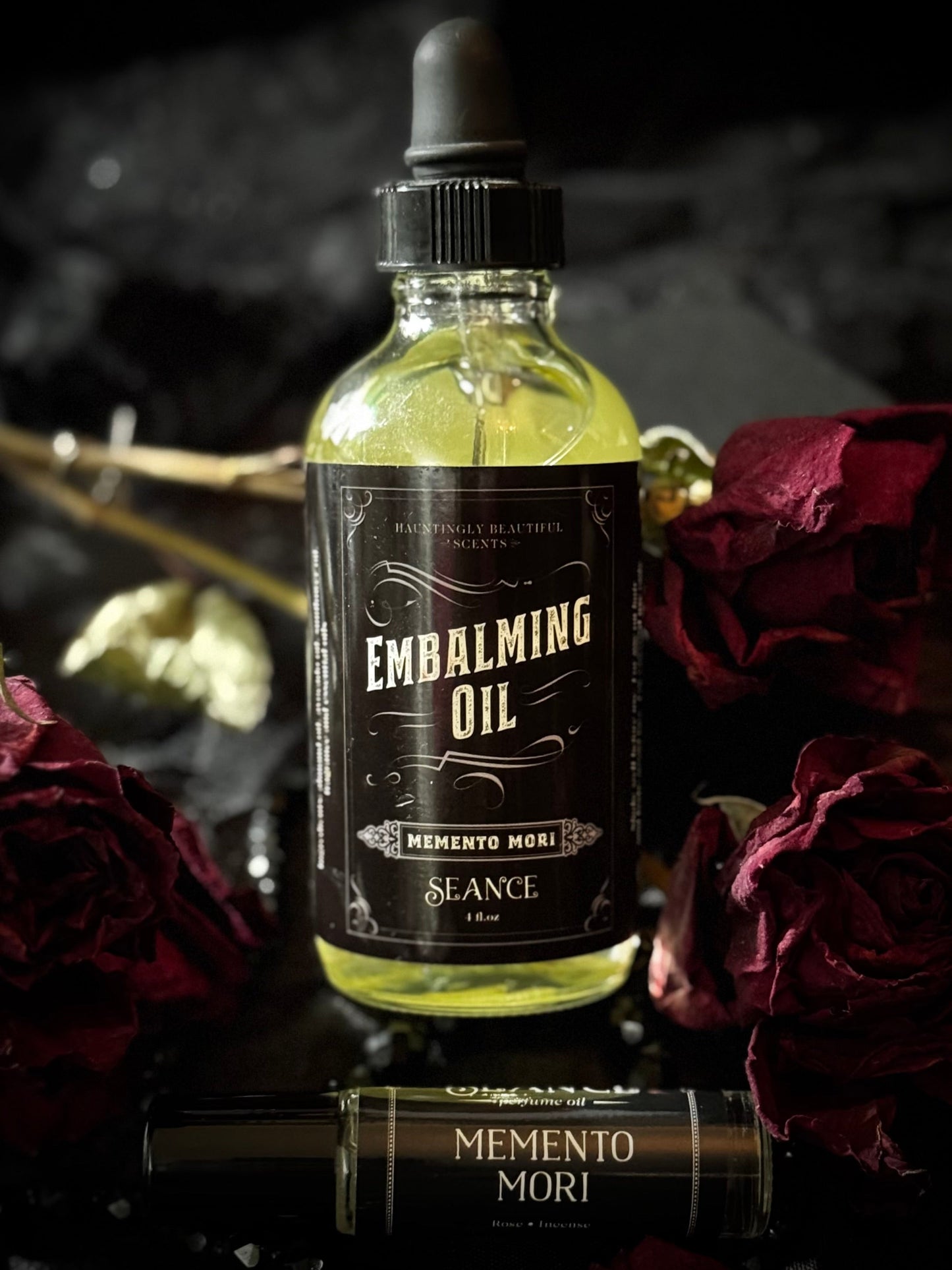 Memento Mori - Embalming Lotion Oil - (rose, incense)