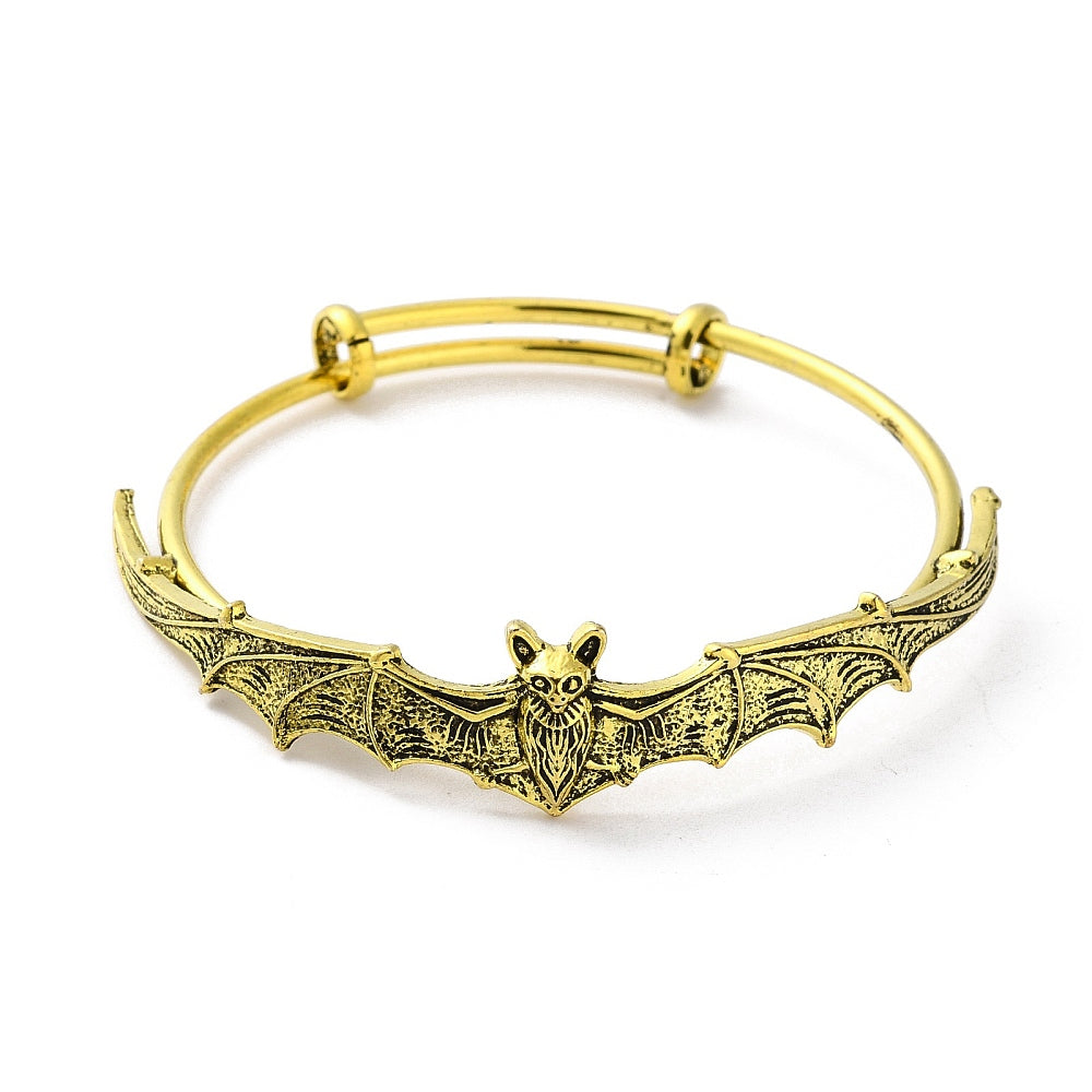 Victorian Bat Bracelet in Gold