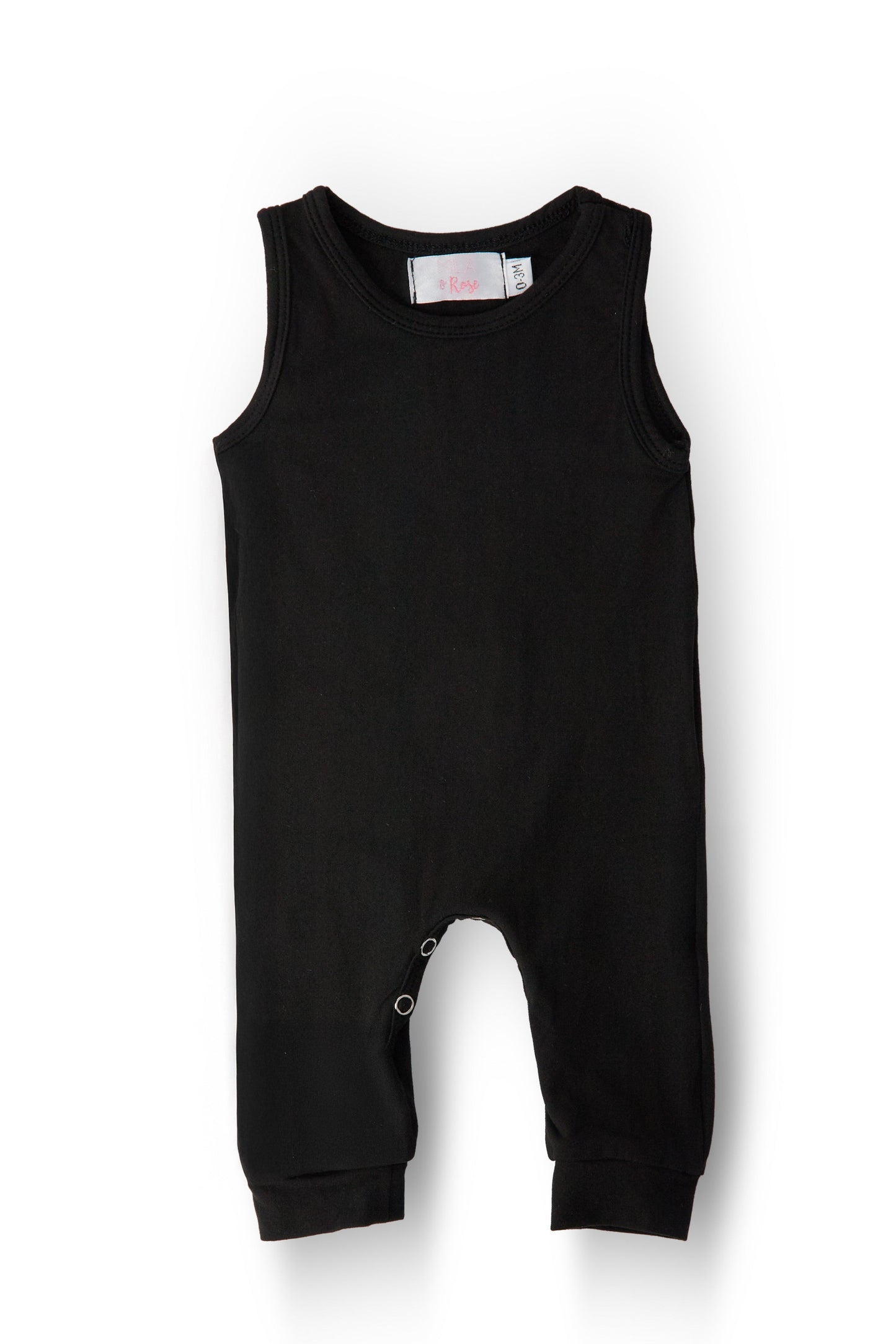 Black Tank One-Piece Jogger