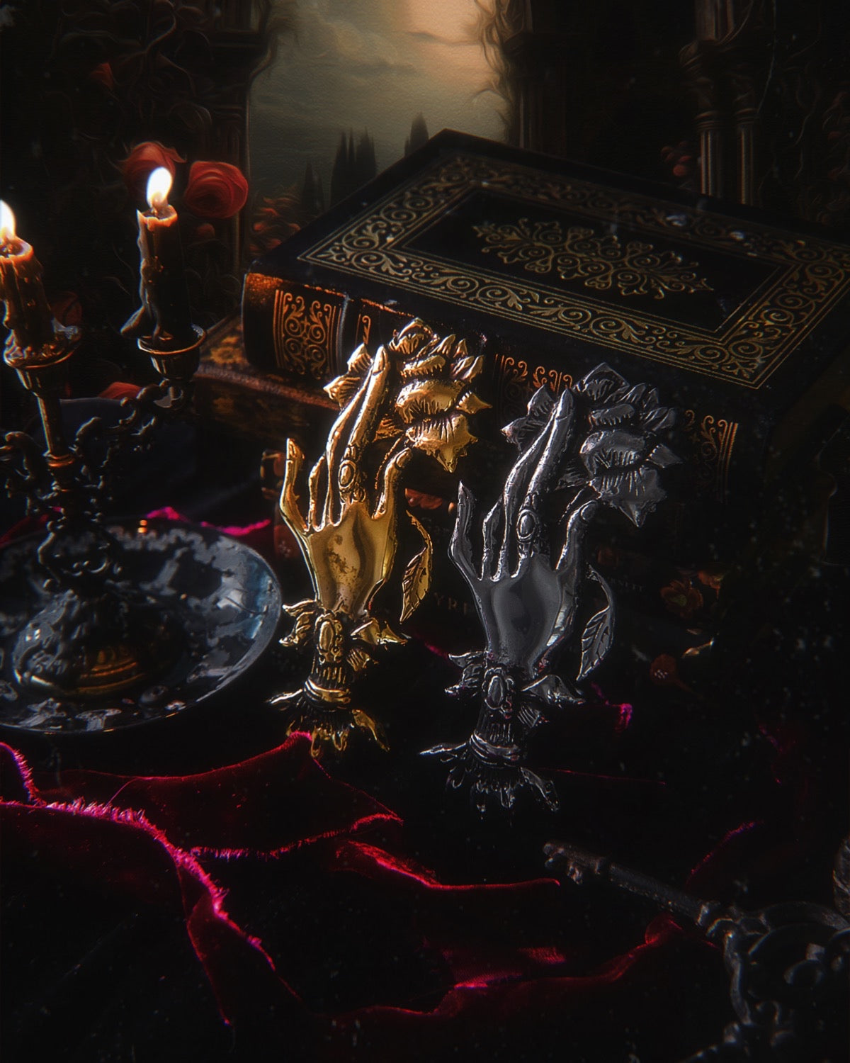 The "Lucerna: Mourning Hand” Belt Buckle