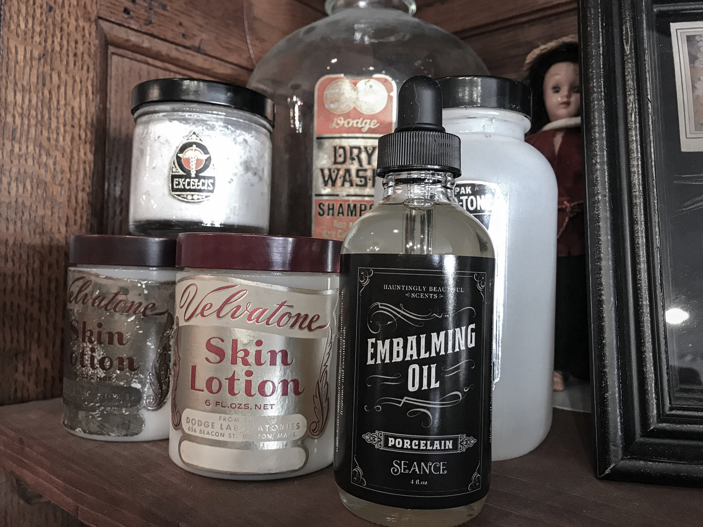 Porcelain - Embalming Lotion Oil - (vanilla, walnut, floral)