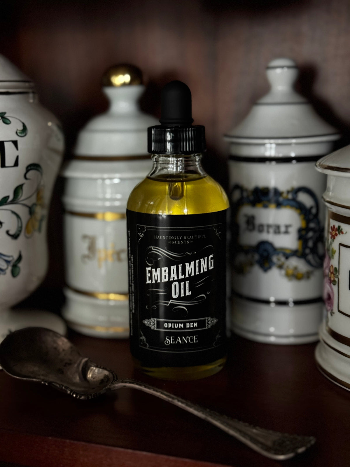 Opium Den - Embalming Lotion Oil (frankincense & orange blossom)
