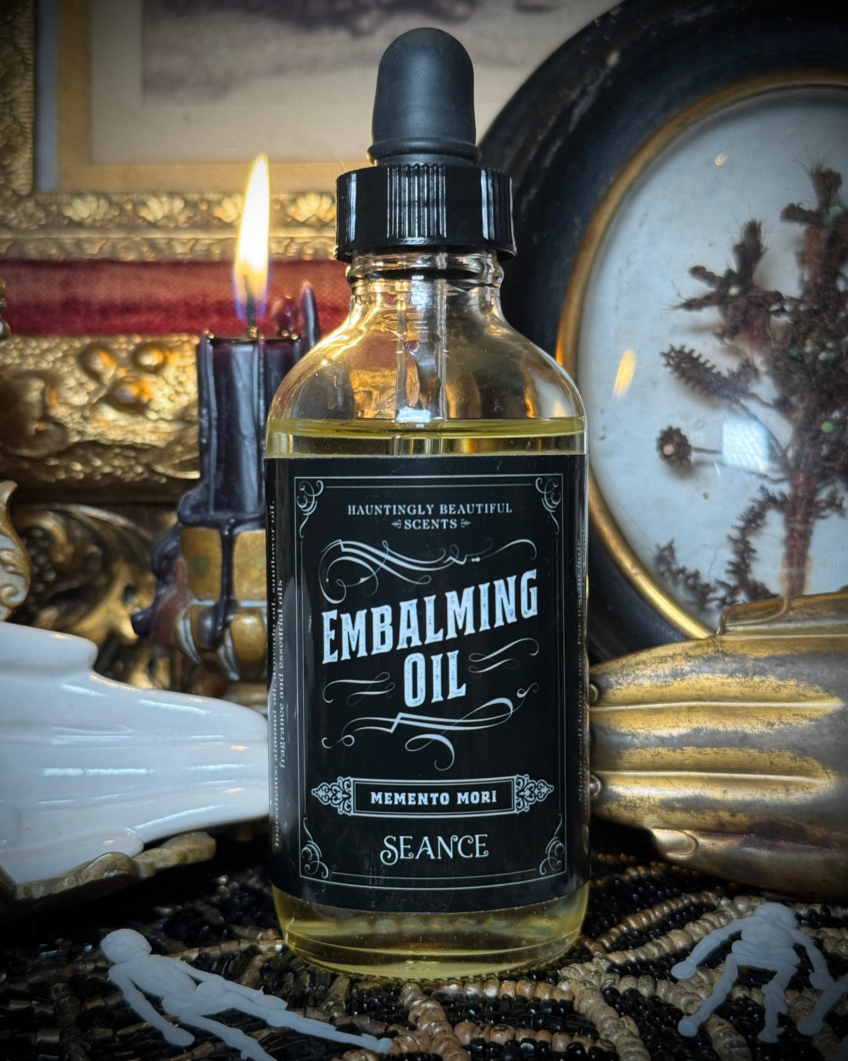 Memento Mori - Embalming Lotion Oil (incense & rose)