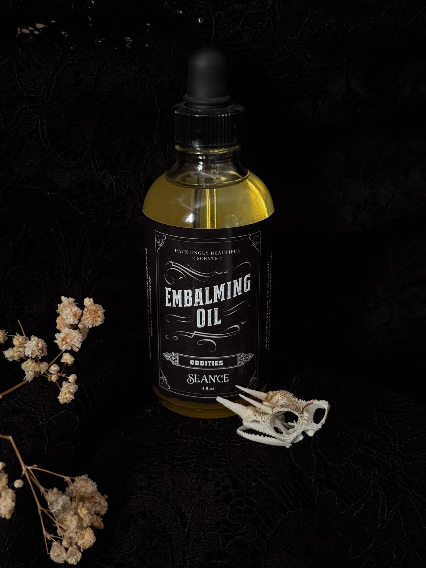 Oddities  - Embalming Lotion Oil - (amber, incense, jasmine)