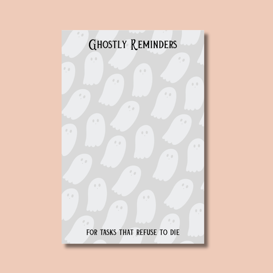 Ghostly Reminders Notepad