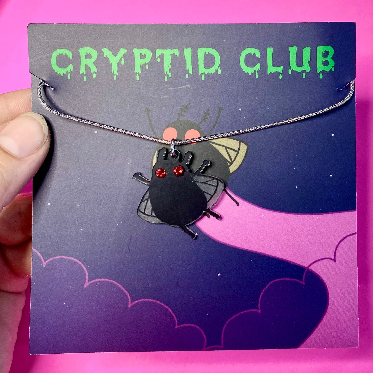 Cryptid Club Mothman Necklace