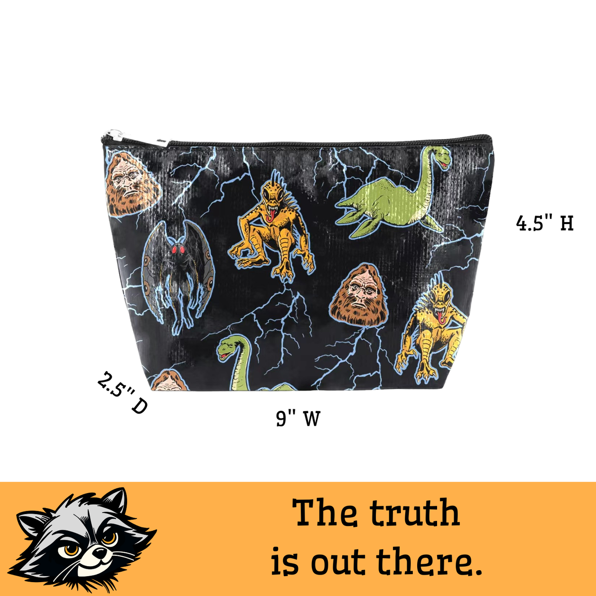 Cryptids Zipper Pouch