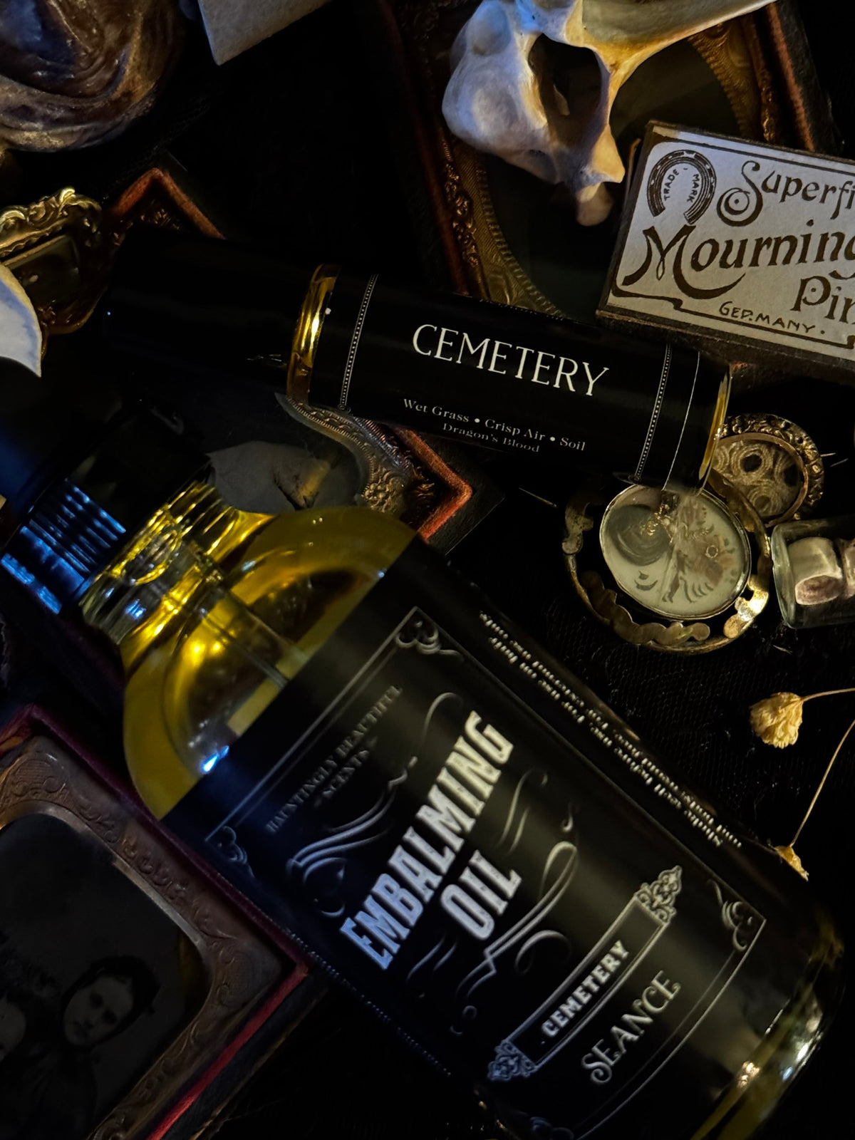 Cemetery - Embalming Lotion Oil (dragon’s blood incense, earth)