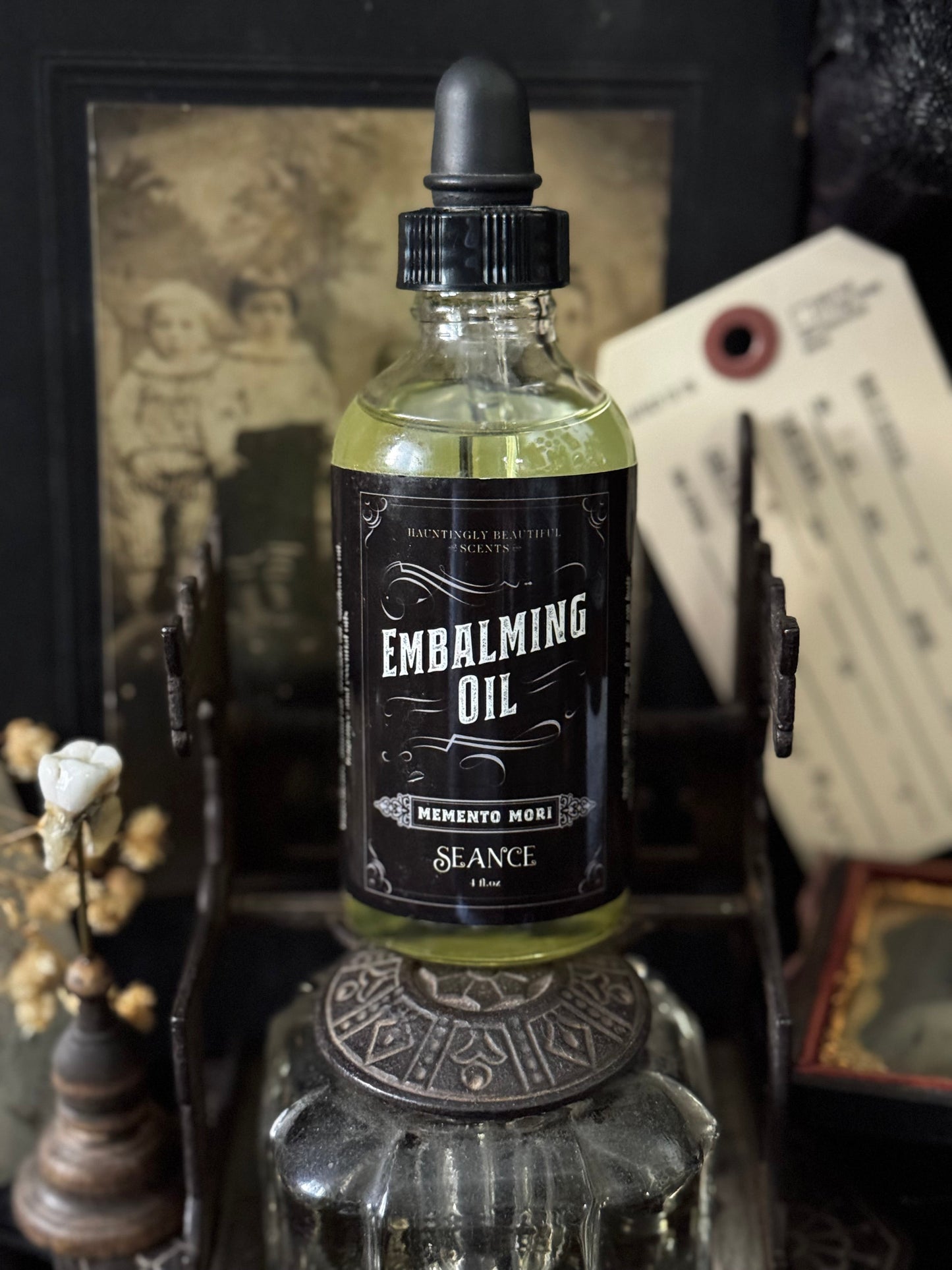 Memento Mori - Embalming Lotion Oil - (rose, incense)