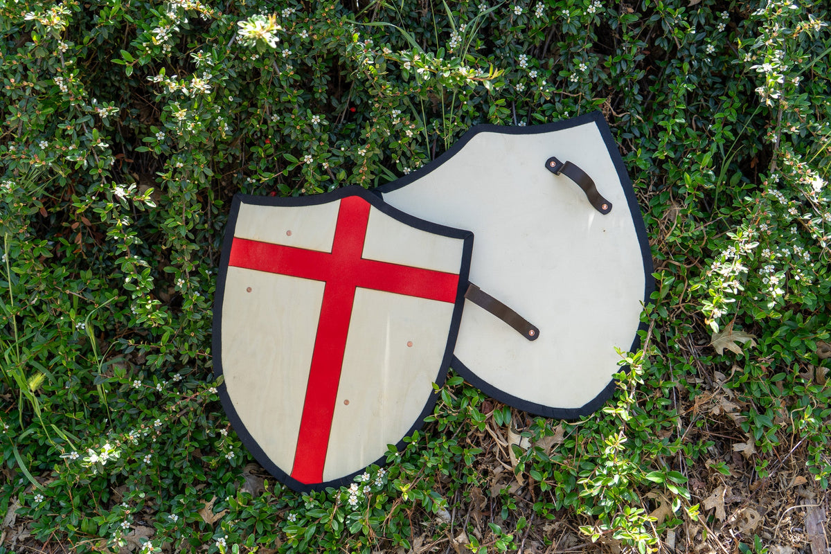 Handmade 18" Red Cross Heater Shield For Costume, Play or Wall Art