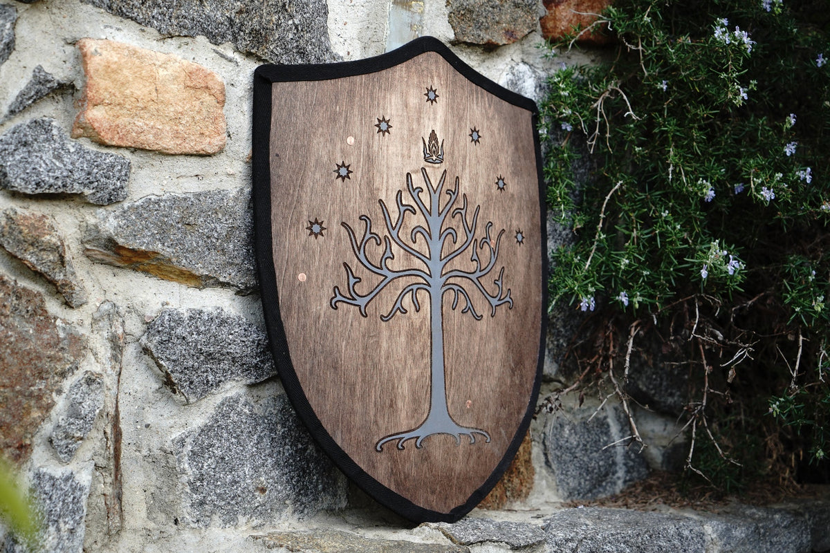 Handmade 18" Shield of Gondor For Costume, Play or Wall Art