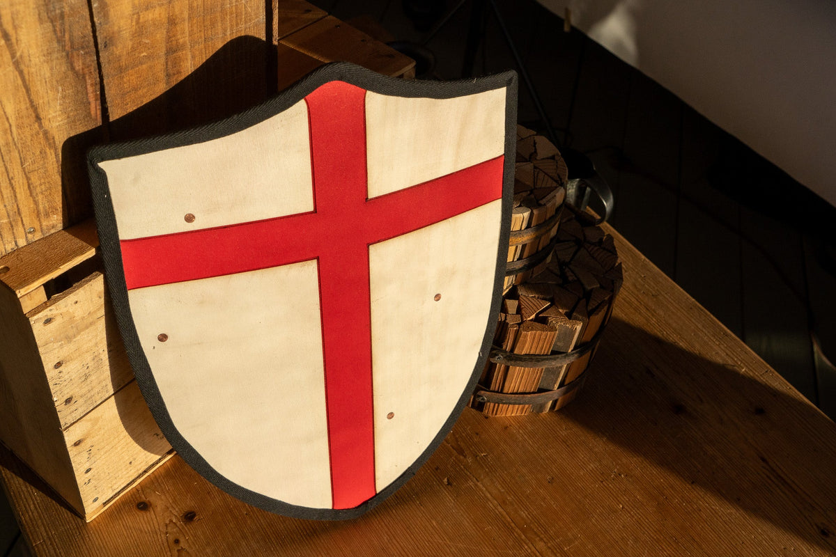 Handmade 18" Red Cross Heater Shield For Costume, Play or Wall Art