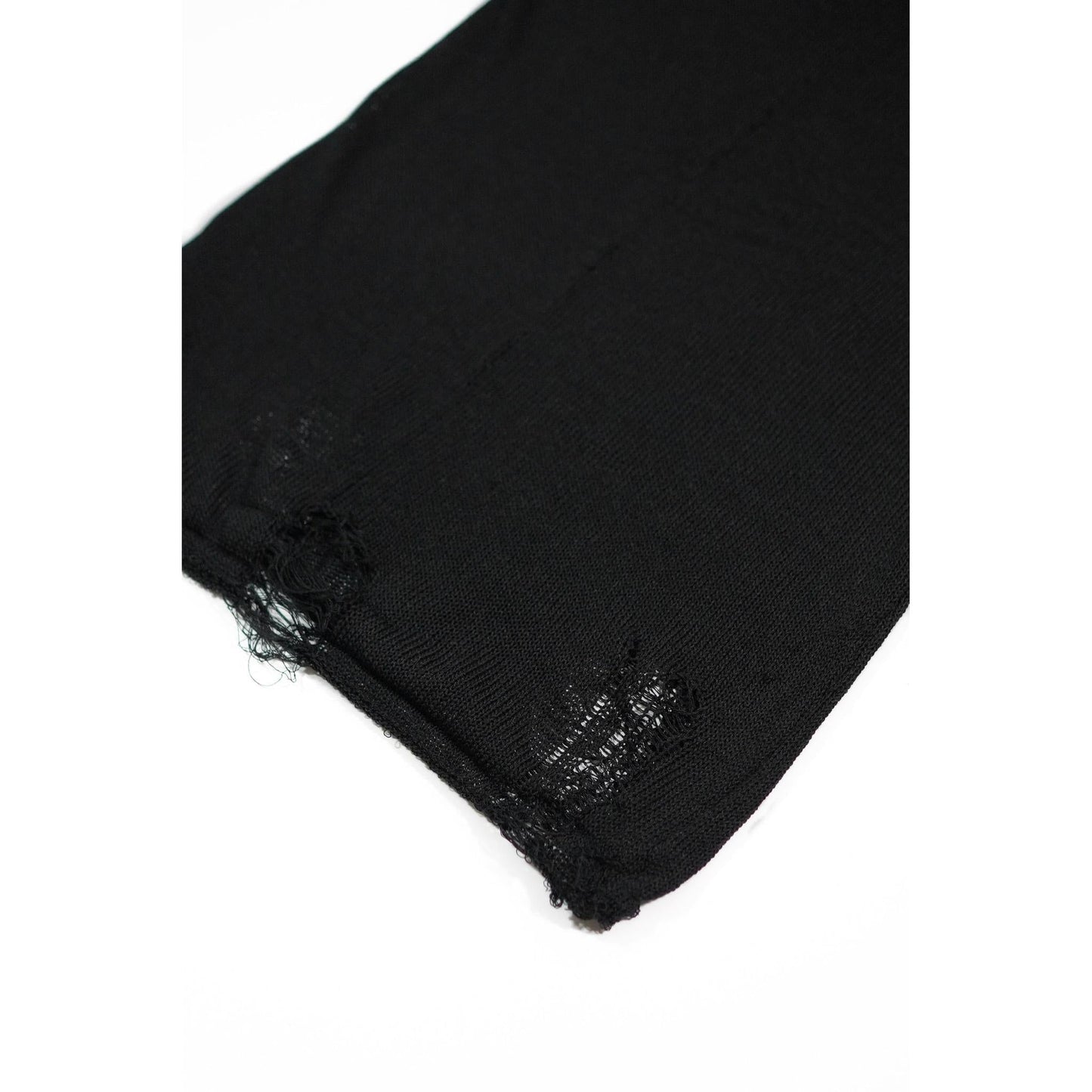 Distressed Open Weave Tank