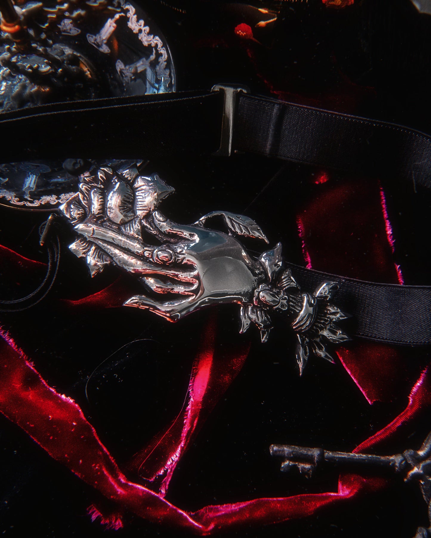 The "Lucerna: Mourning Hand” Belt Buckle