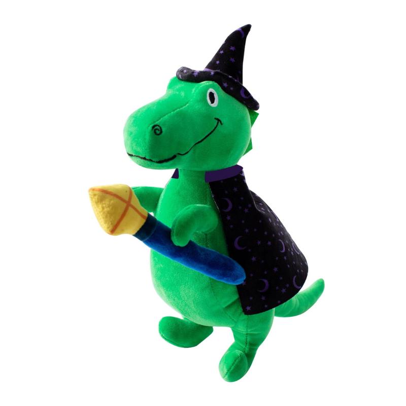 Spell-A-Saurus Rex Plush Squeak Dog Toy