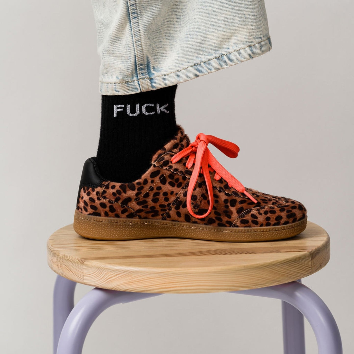 Fuck Quarter Crew Socks