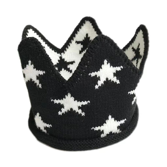 Night Royalty Knit Crown Hat (Baby/Toddler)