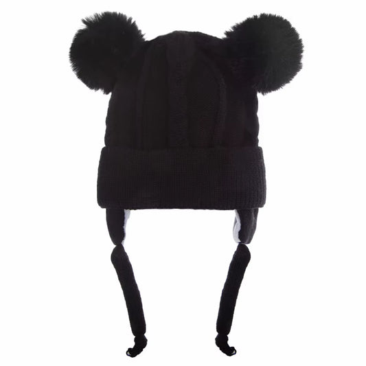 Black Bear Knit Hat (Baby/Toddler)