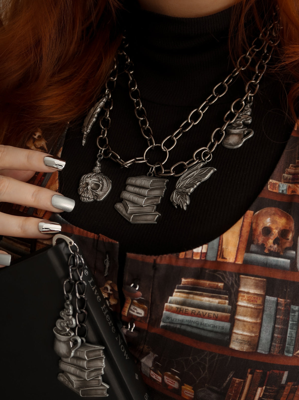 The Night Library Necklace