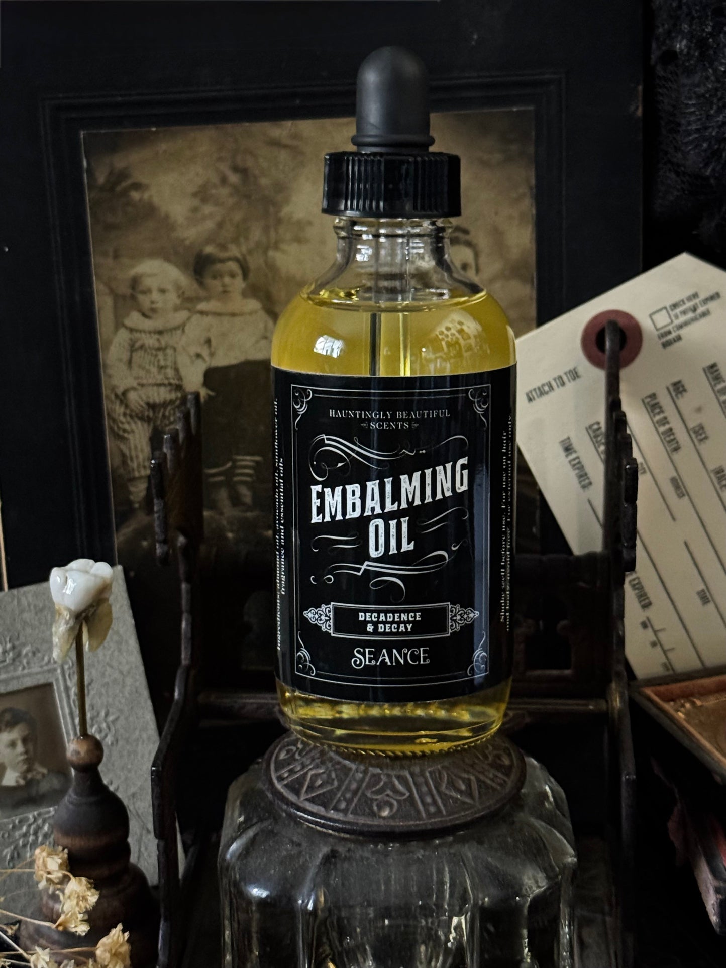 Decadence and Decay - Embalming Lotion Oil - (white chocolate & cherry)
