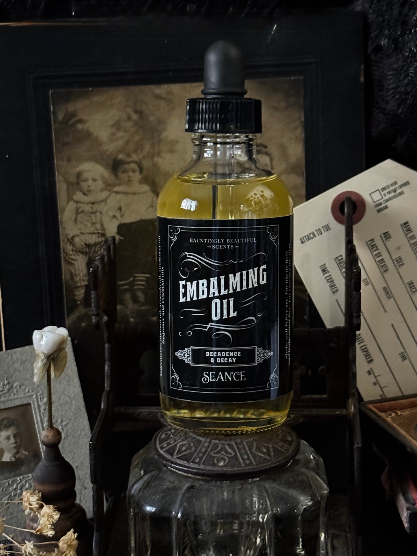 Decadence and Decay - Embalming Lotion Oil - (white chocolate & cherry)