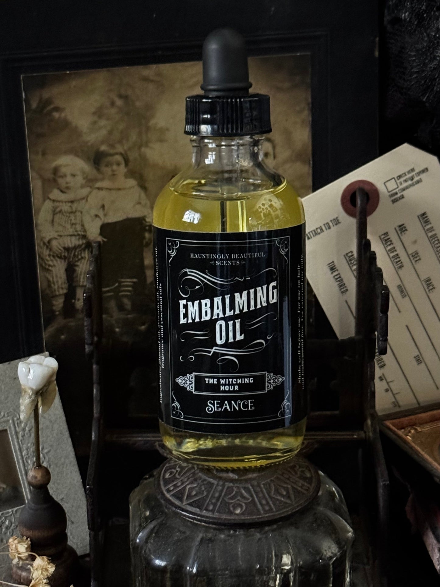 The Witching Hour - Embalming Lotion Oil - (smoky chocolate)