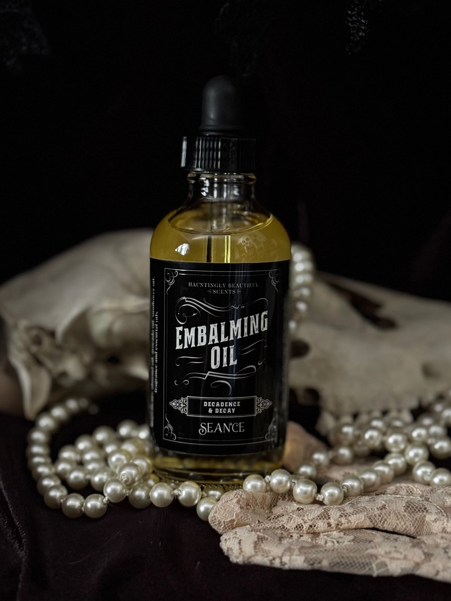 Decadence and Decay - Embalming Lotion Oil - (white chocolate & cherry)