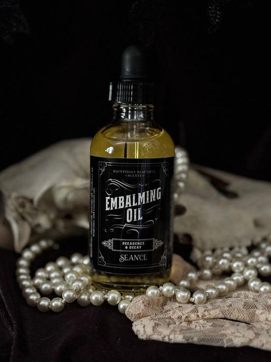 Decadence and Decay - Embalming Lotion Oil - (white chocolate & cherry)