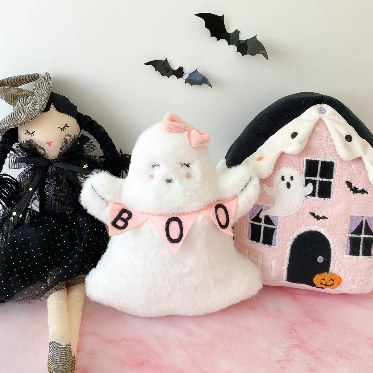 Haunted Pink House Plush Toy