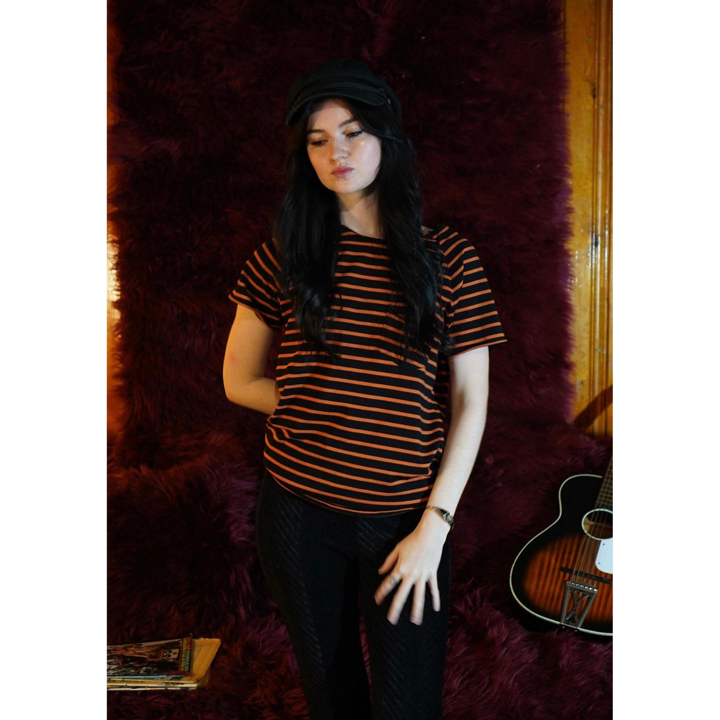 Orange Pugsley Raw Neck