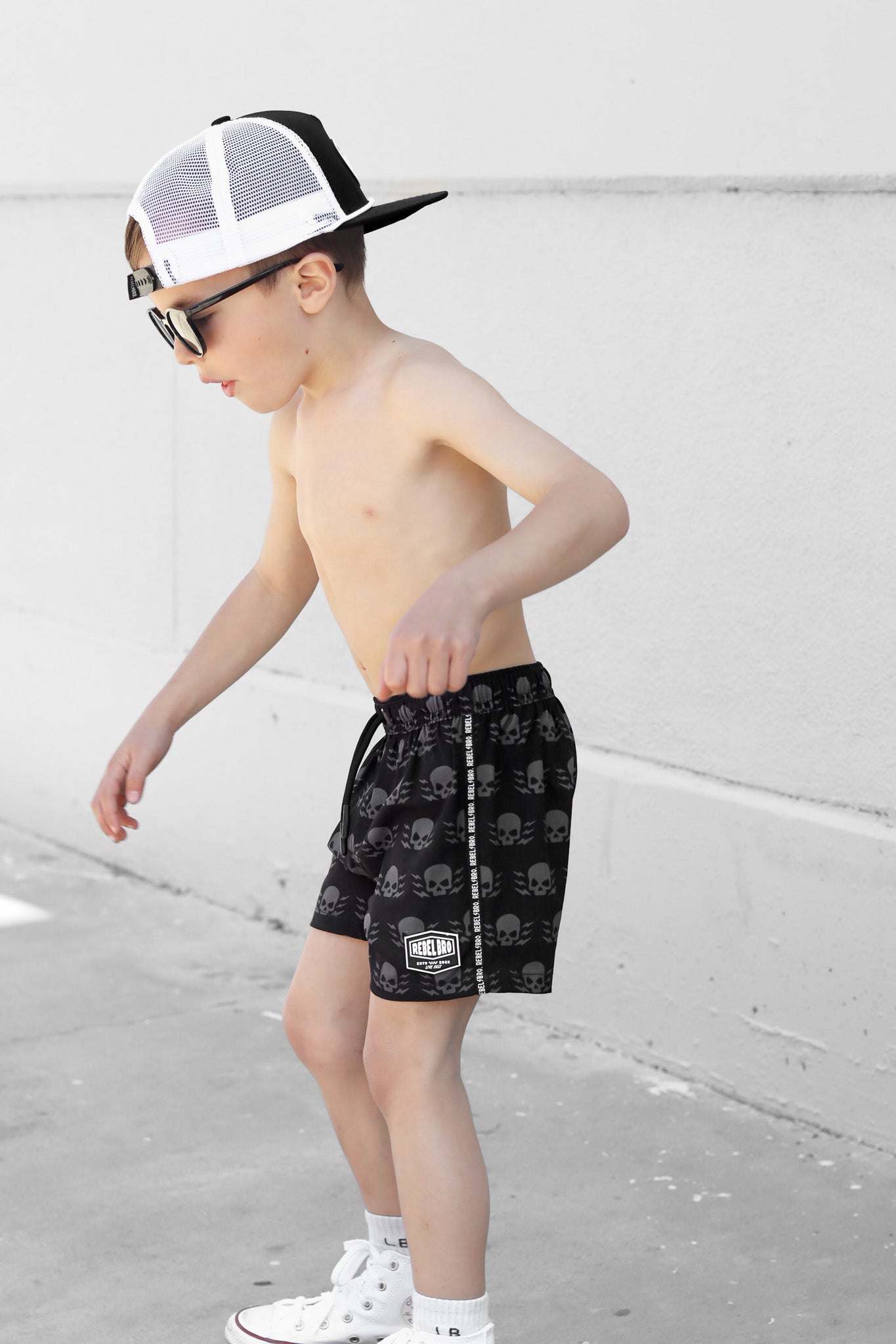 Hybrid Swim Trunks in Thunderstruck