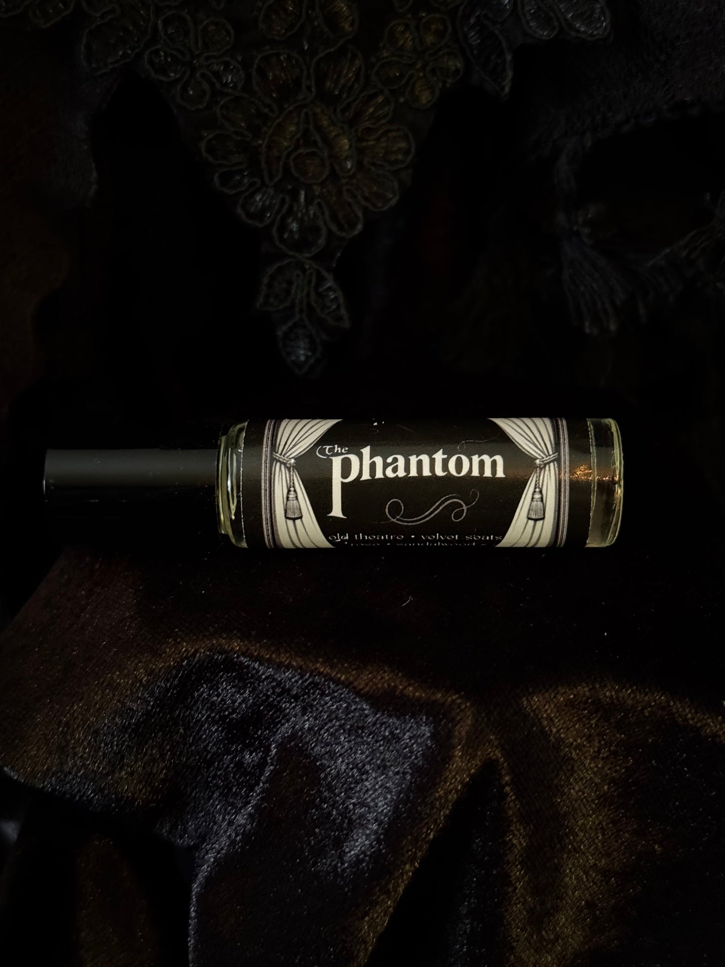 The Phantom- (rose, sandalwood, bourbon, velvet seats)